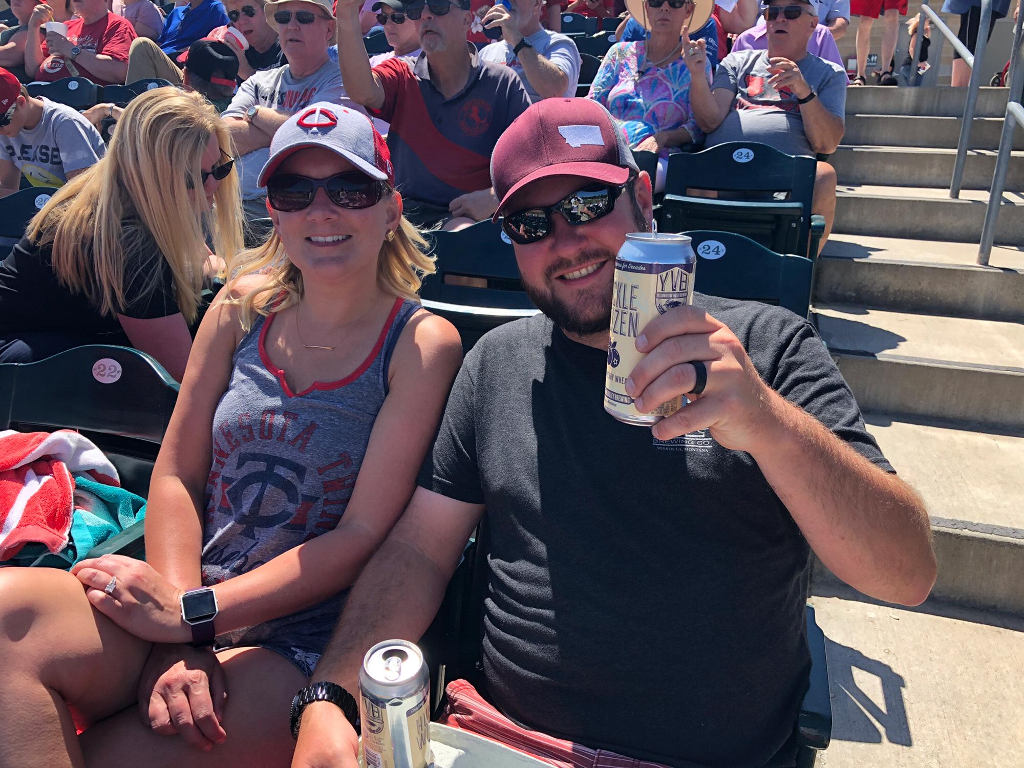 Baseball, beer and love.