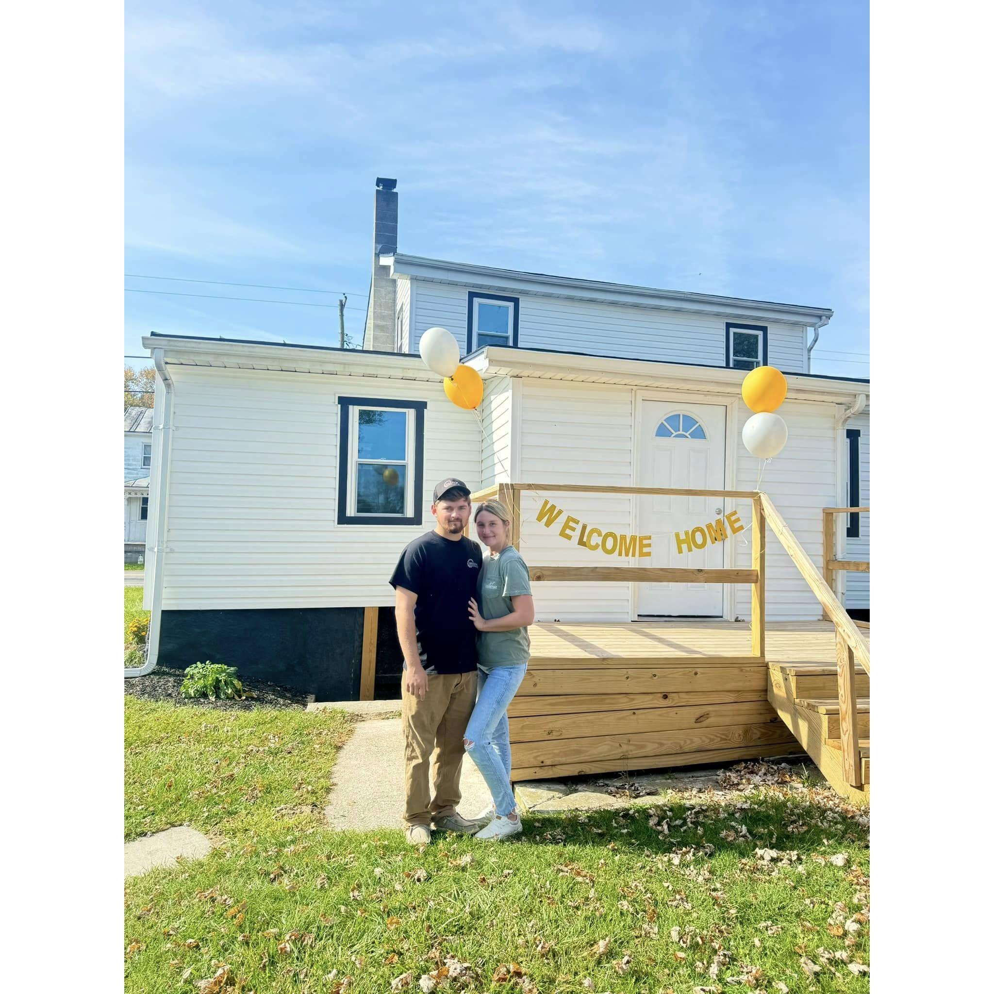 We bought our First House together!