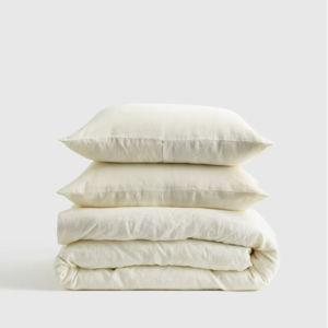 Linen Duvet Cover Set | Ivory | Queen