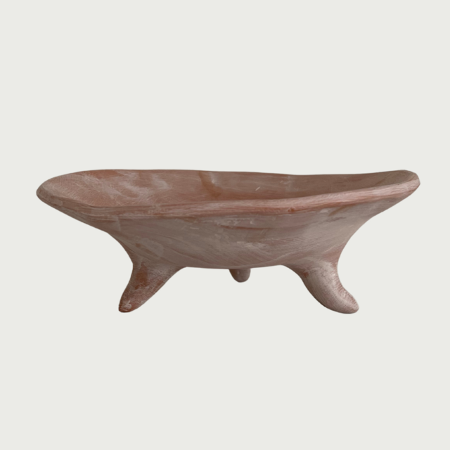 Medium Footed Bowl Terracotta