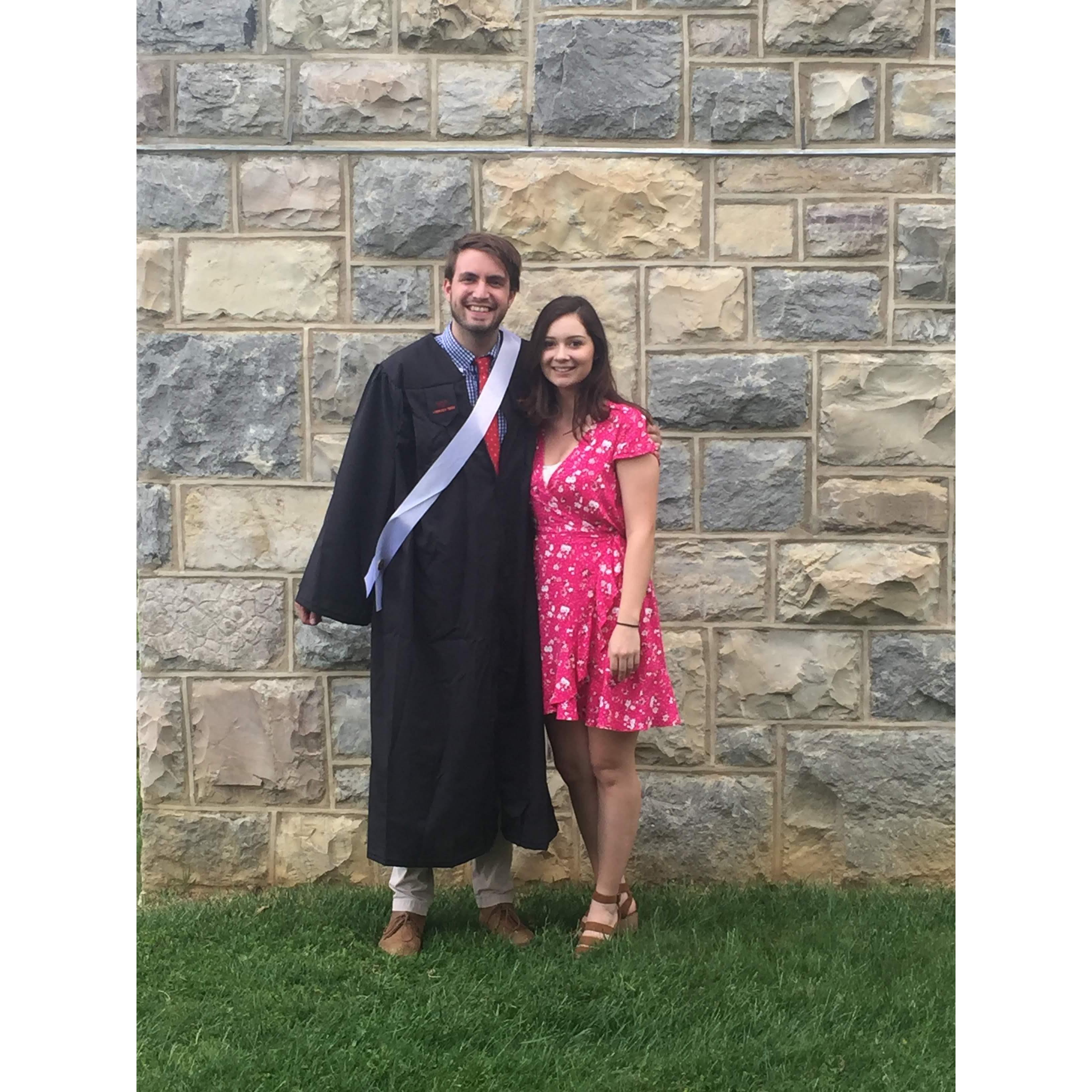 Christian's undergrad graduation, 2018