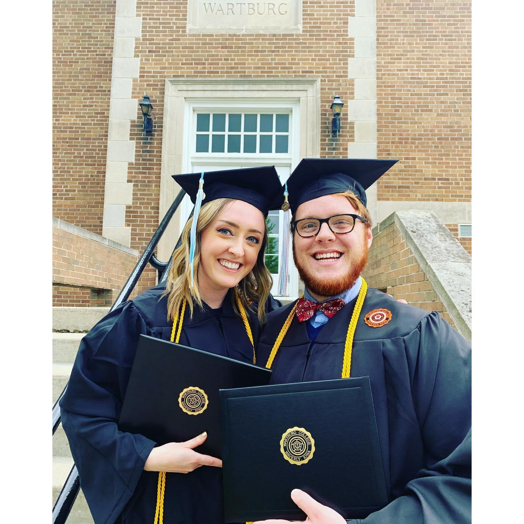 Graduates of Wartburg's Class of 2020 (what a year to graduate...lol) :)