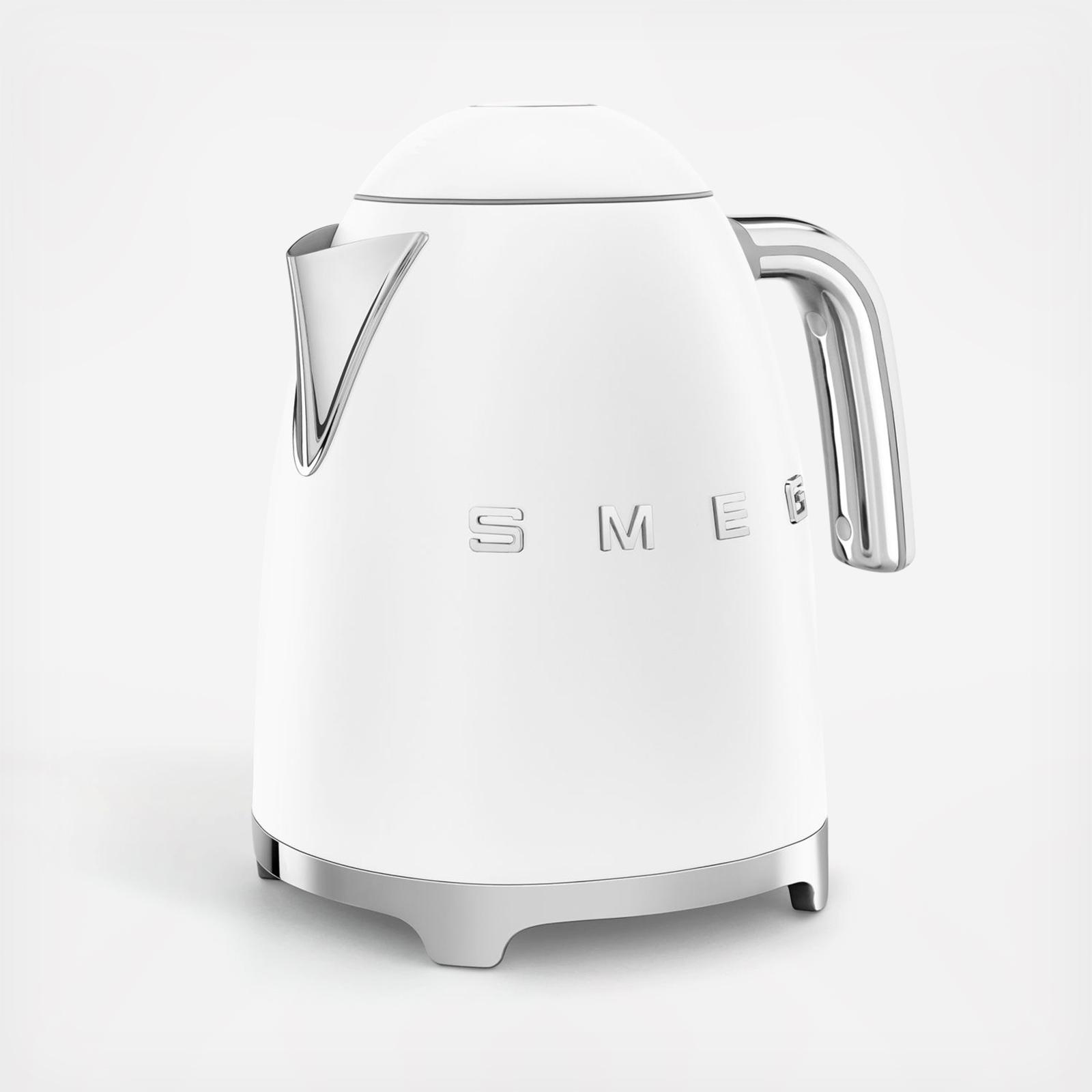 New Smeg Matte Jade Green Electric Tea Kettle