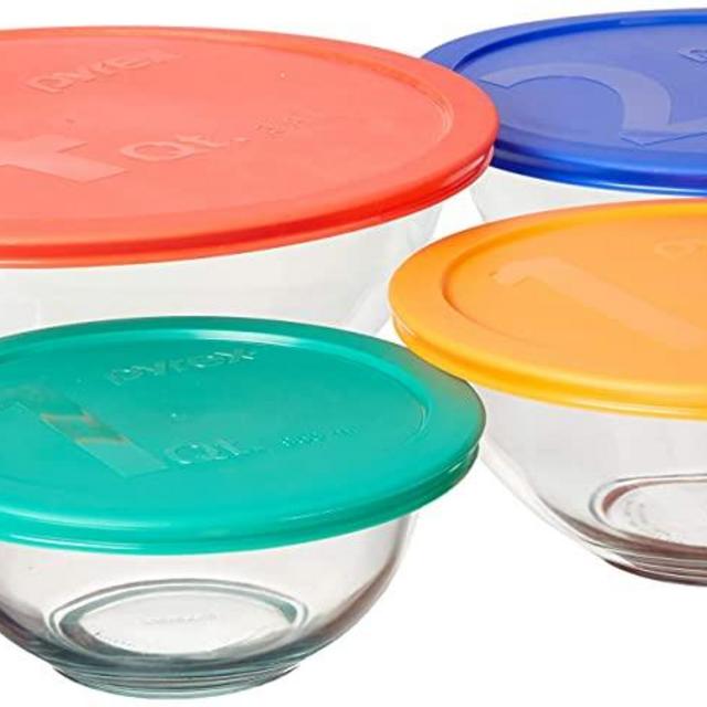Pyrex 8 pc Mixing Bowl Set