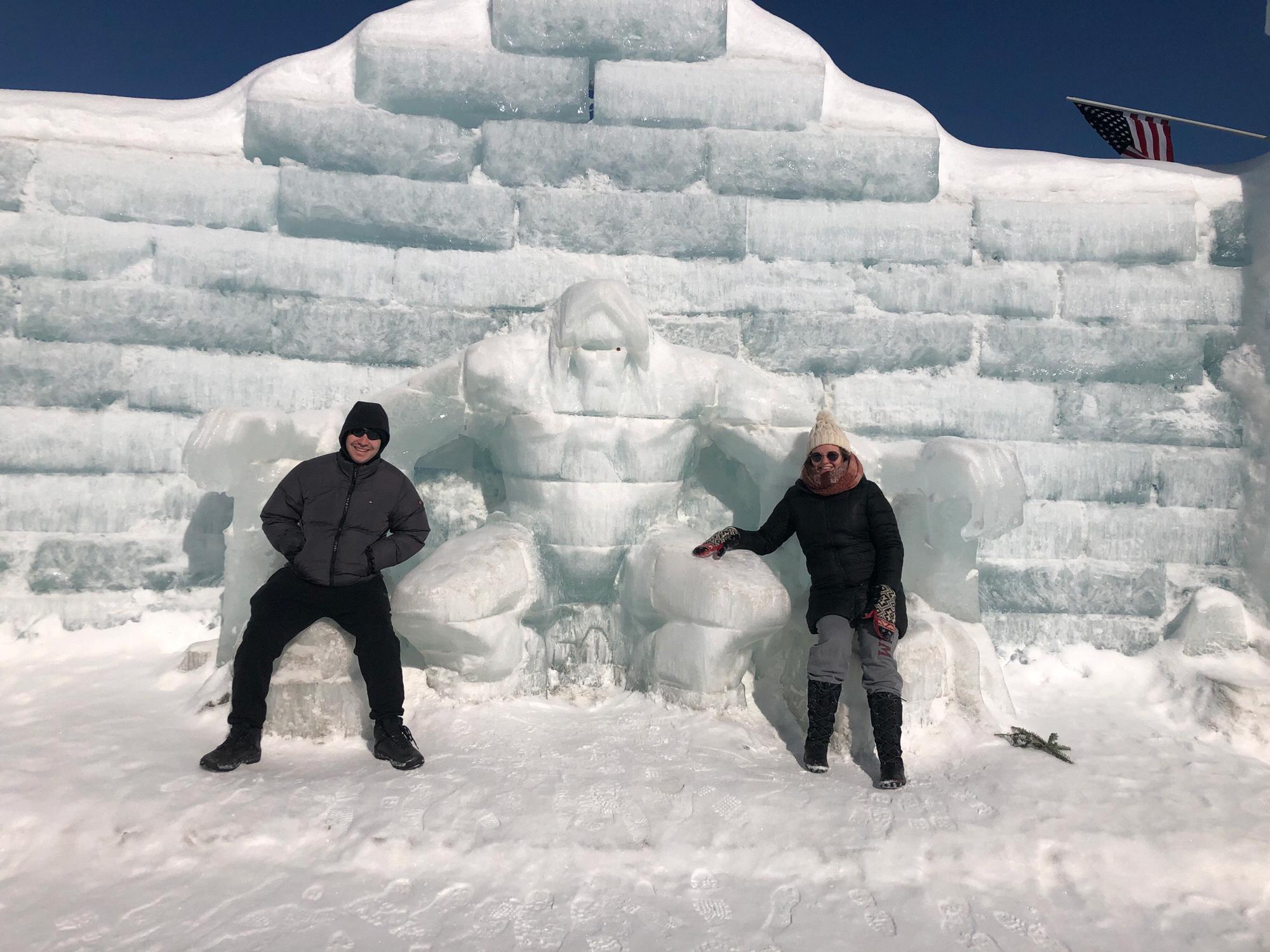 Saranac Lake Ice Castle 2020