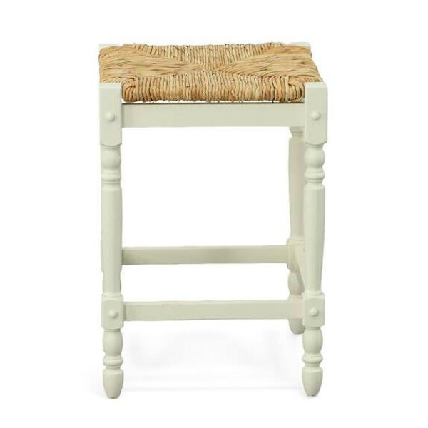 Carolina Chair & Table Hawthorne 23.75 in. Antique White Bar Stool 2662-RTA-MW