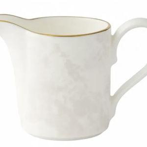 Crushed Velvet Pearl Cream Jug - Royal Crown Derby