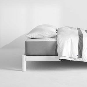 Premier - Casper Sheet Set Breathable Soft and Durable Supima Cotton 6 Sizes and 6 Colors Available, King, White/Slate