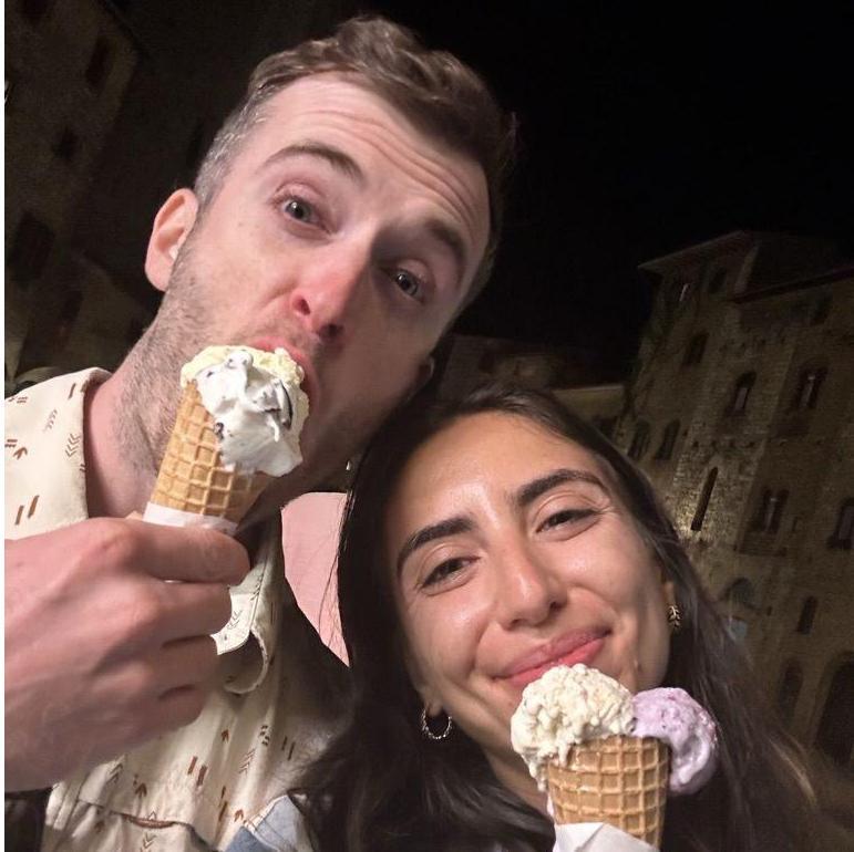 "Best gelato in the world" in San Gimignano