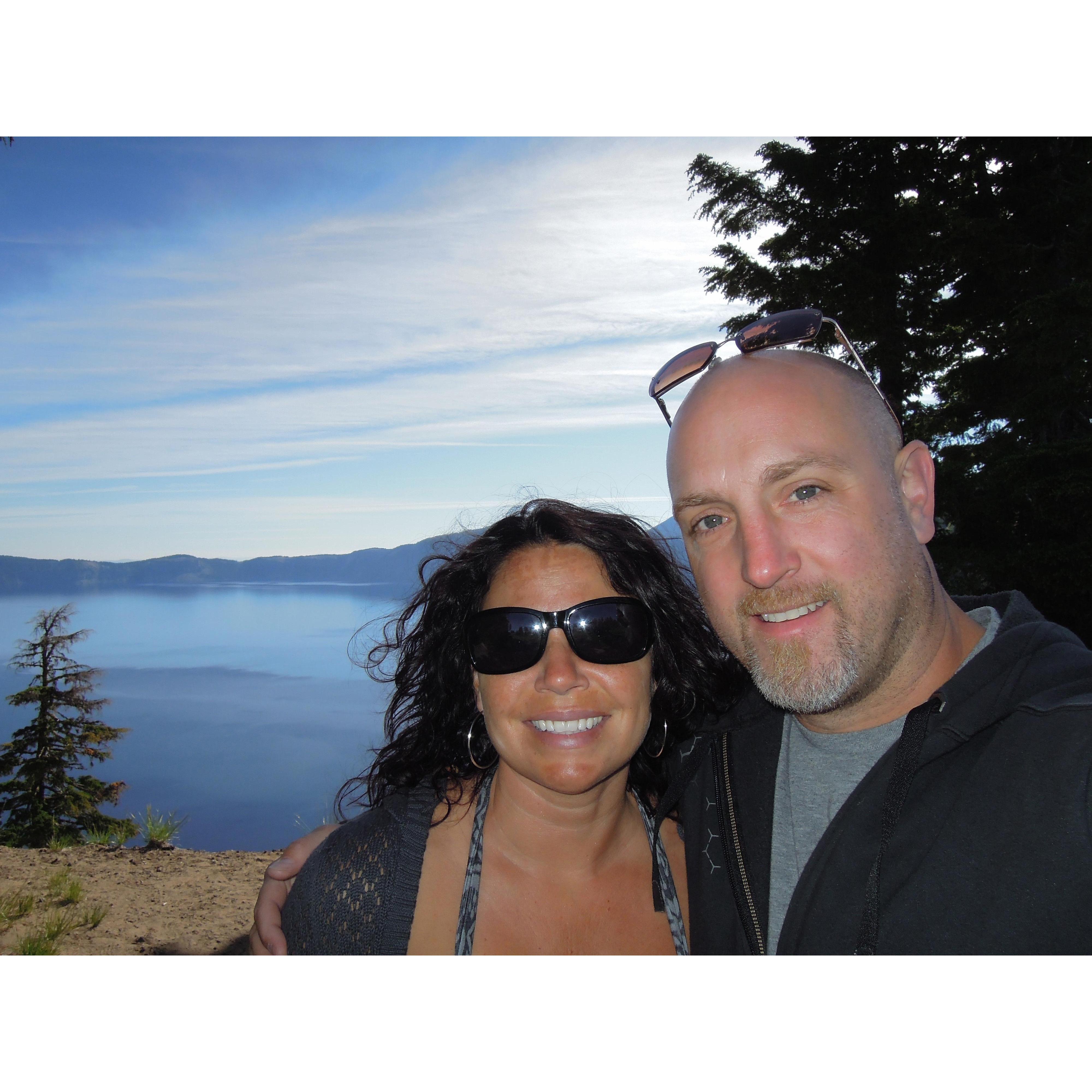 A Crater Lake stop during our 2011 east of I-5 brewery tour. We ended up seeing some amazing sites, meeting a lot of interesting people along the way and 13 breweries.