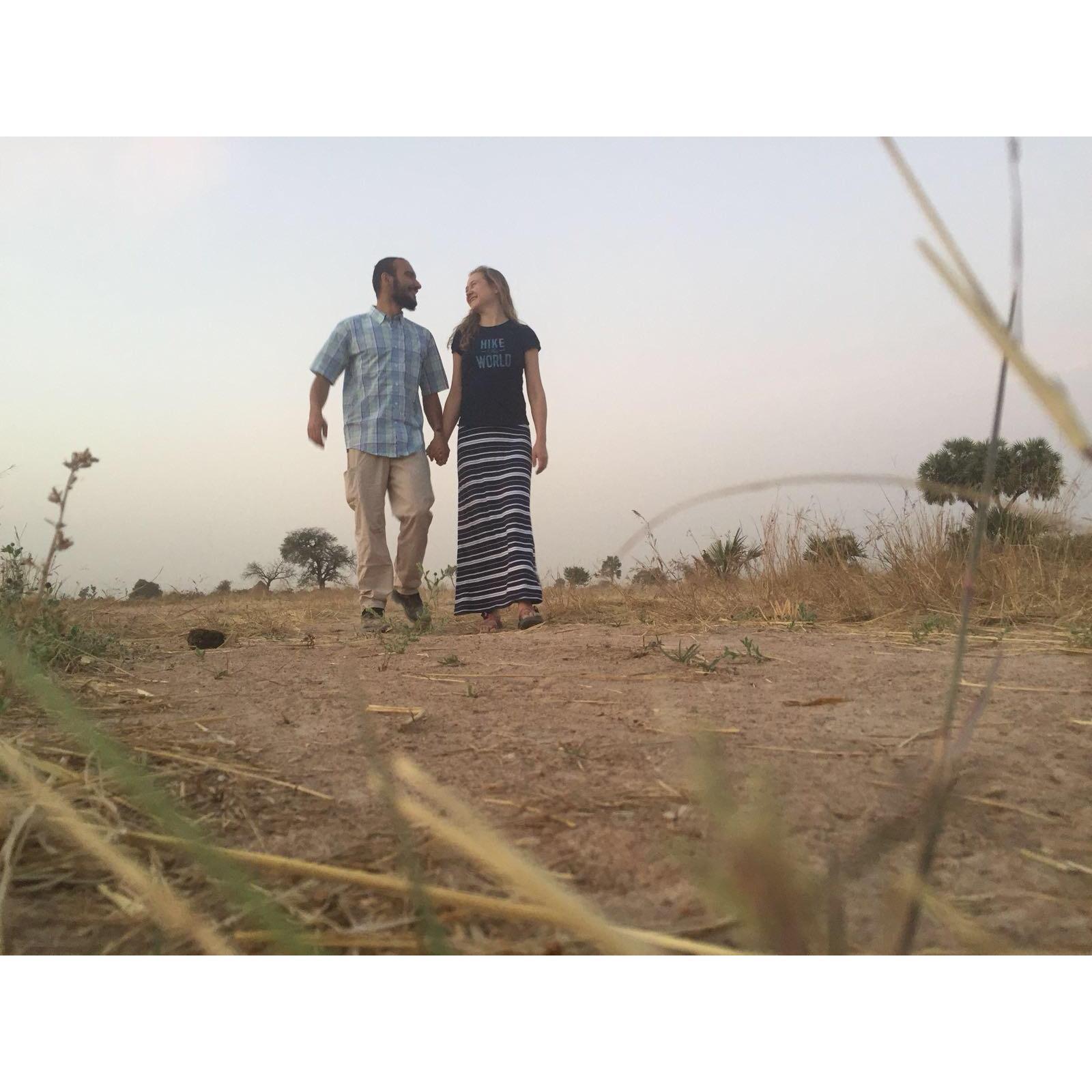 In Chad walking in the road of life !