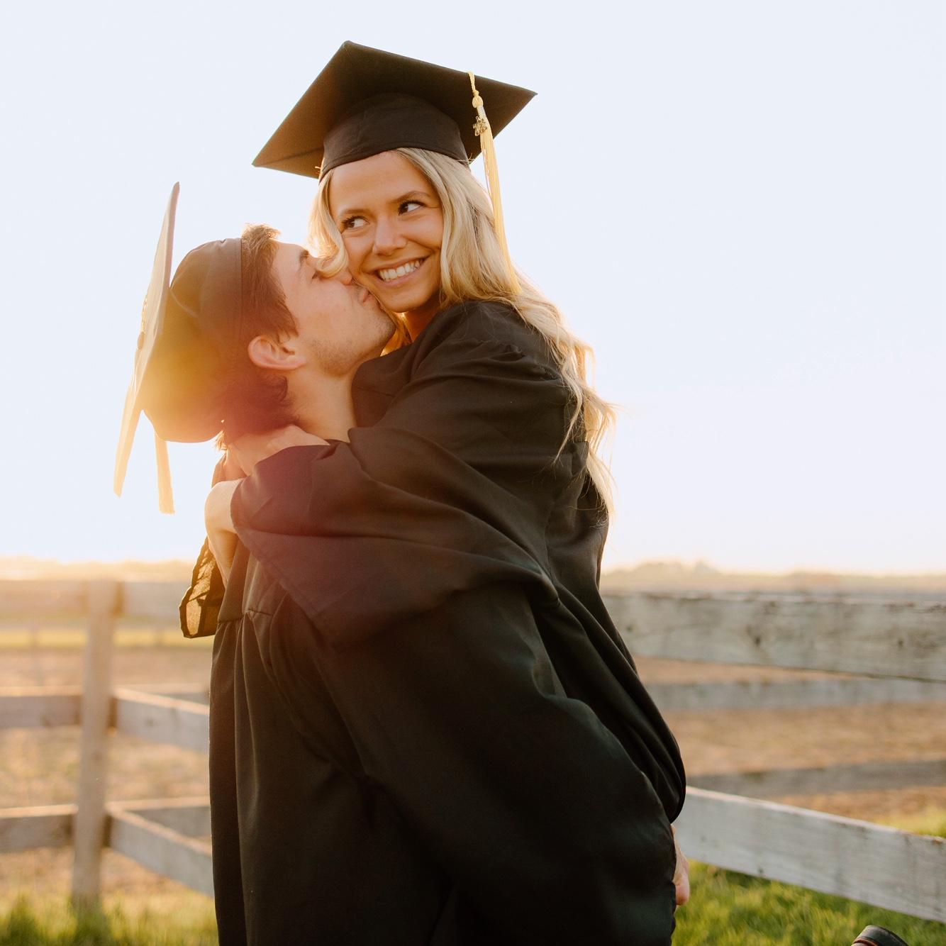 May 2023
We both graduated early & entered into a bittersweet time. We loved River Falls & knew we were going to miss it but we also were planning a move to Florida by this time!