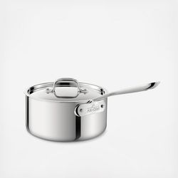 All-Clad, d3 Tri-Ply Saucepan with Lid | Zola