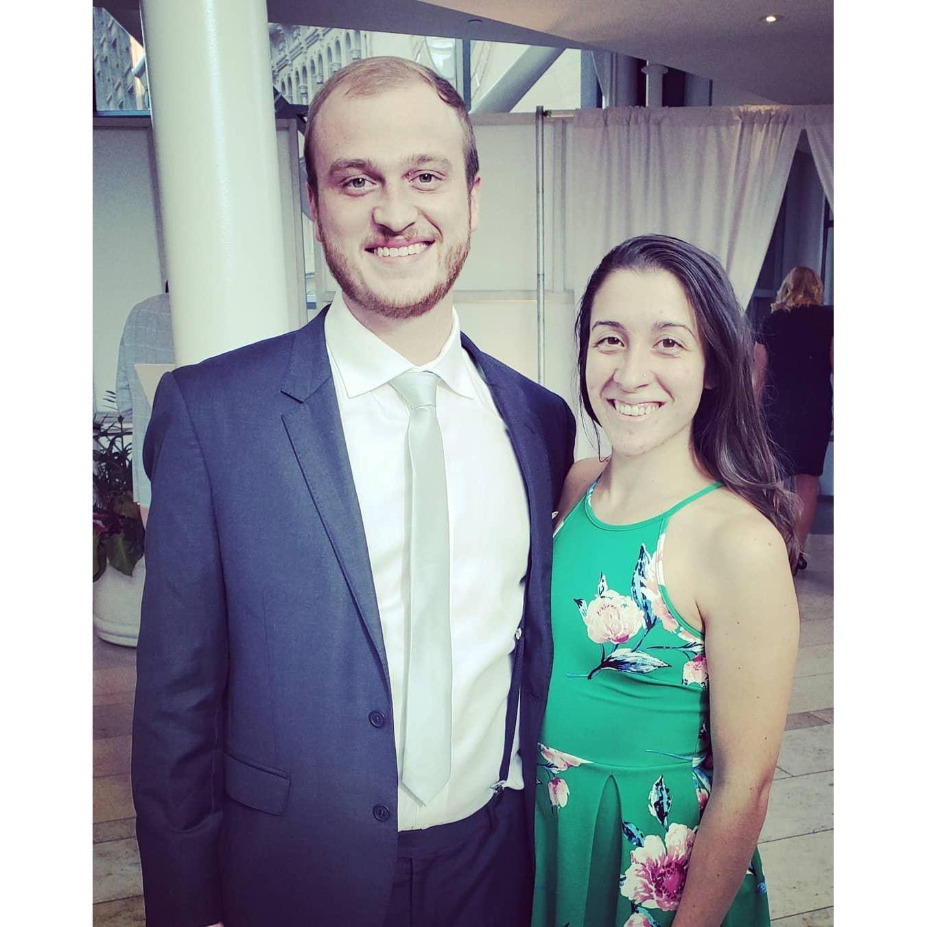 Attending Bonnie and Pete Masengale's wedding