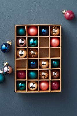 Mini Bauble Ornament Set - Jewel