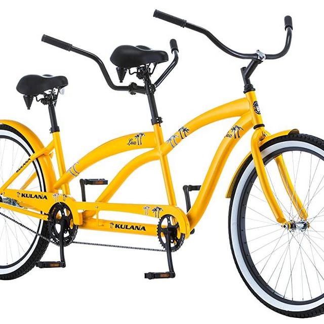 Kulana Lua Single Speed Tandem Cruiser Bike, 26-Inch Wheels