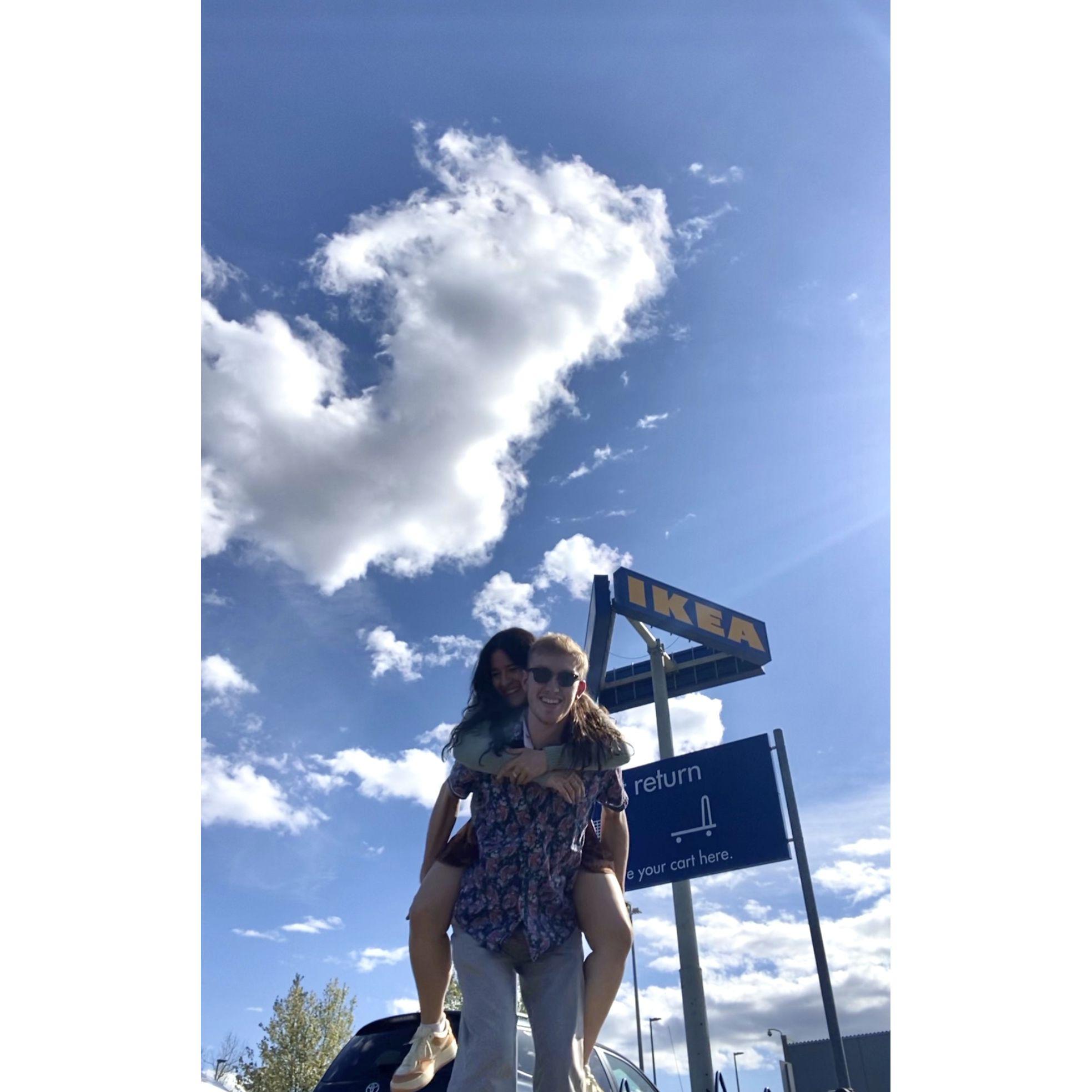 Manifesting furniture, love, and good credit scores together.