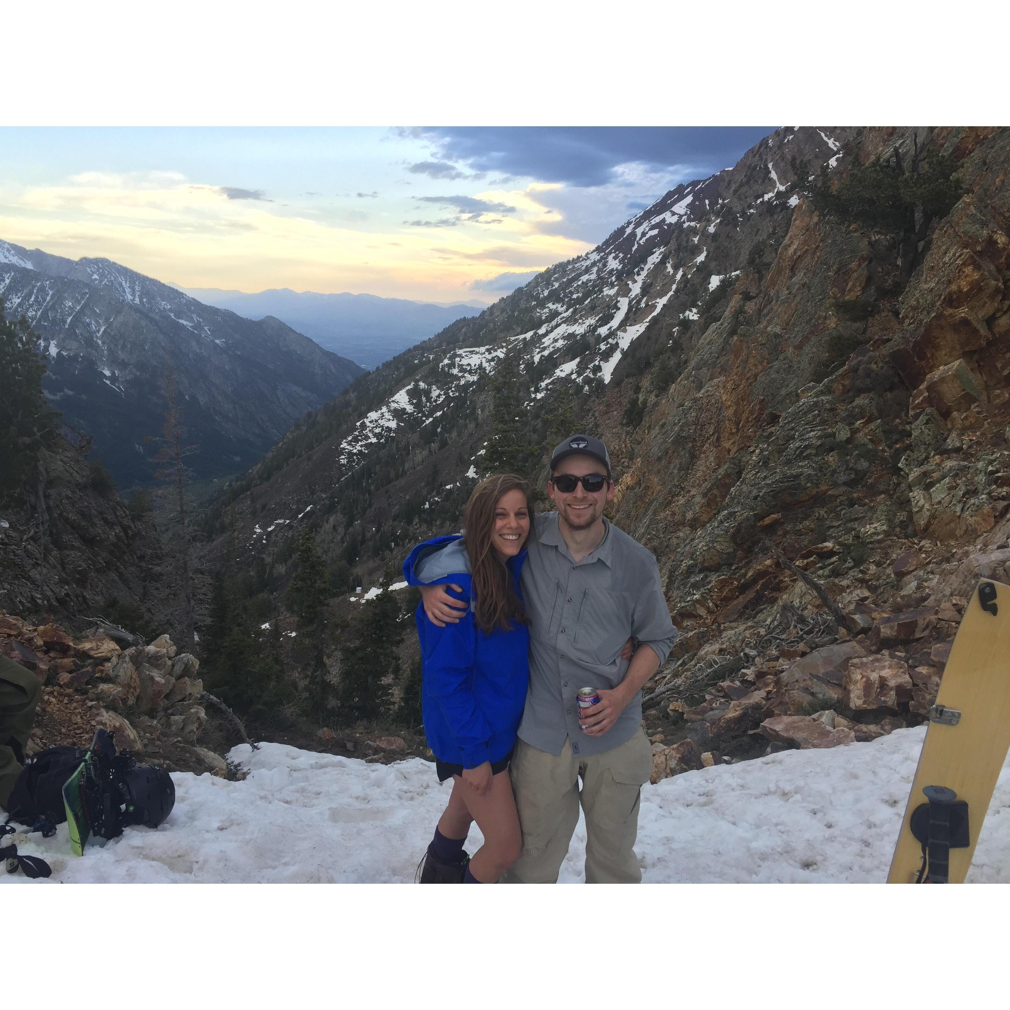 Skiing/snowboarding and exploring the mountains around SLC is our favorite thing to do.