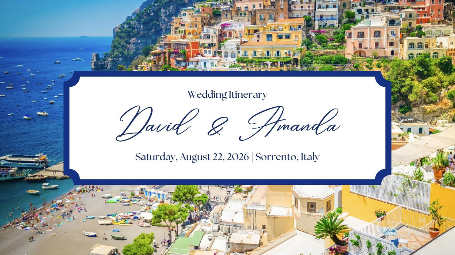 The Wedding Website of David Barrett and Amanda Medrano