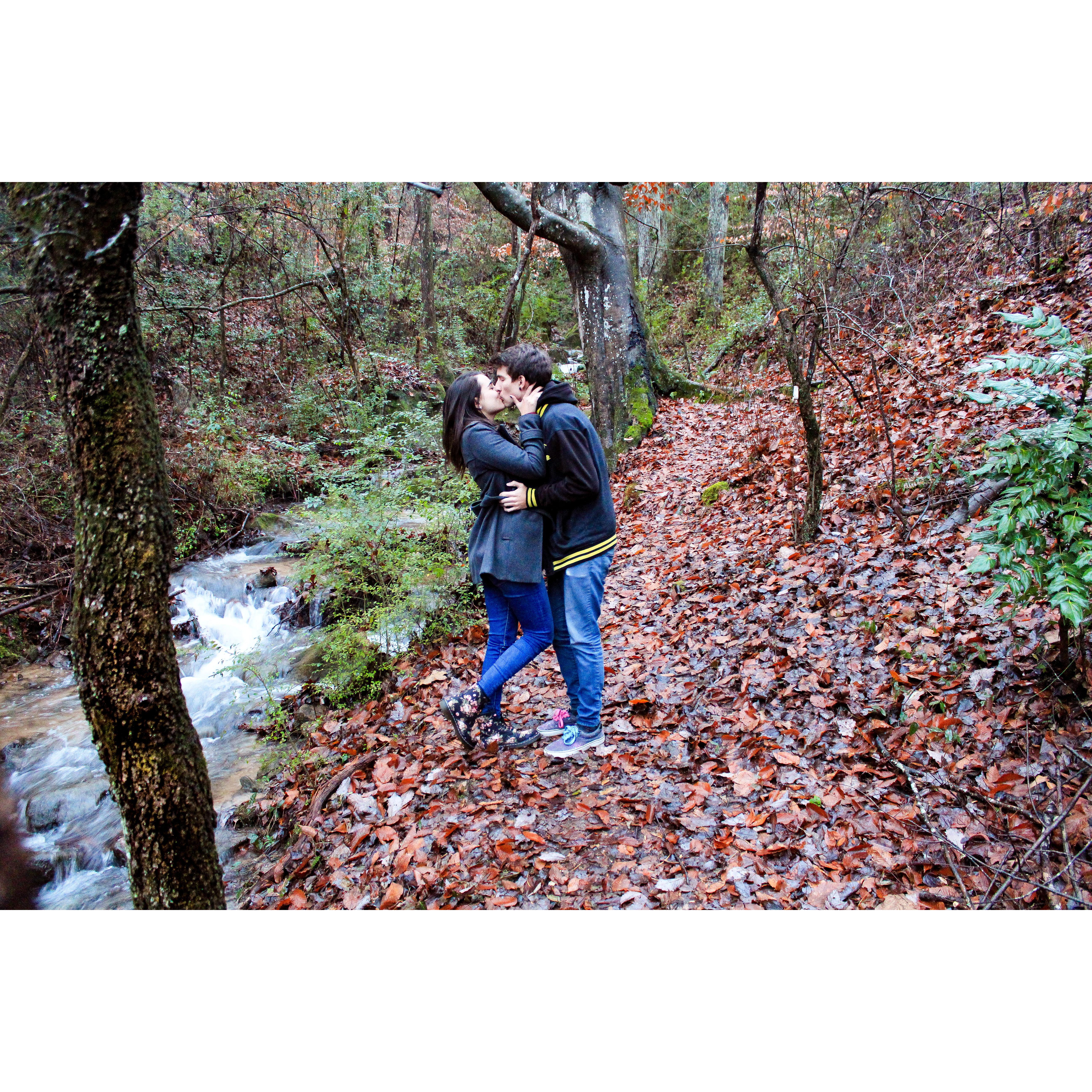 One of our very first vacations together to Chattanooga in December 2018. Aaron's first time seeing mountains. We stayed in a treehouse cabin and fell in love with the mountains.