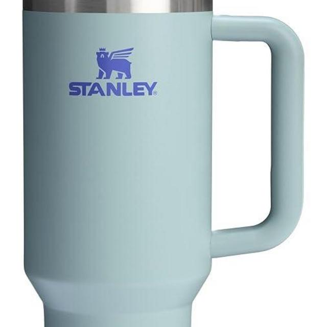 STANLEY Quencher H2.0 Tumbler with Handle and Straw 40 oz | Flowstate 3-Position Lid | Cup Holder Compatible for Travel | Insulated Stainless Steel Cup | BPA-Free | Exclusive Blue Cactus