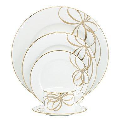 Lenox China Kate Spade Belle Boulevard Gold 5 Piece Place Setting