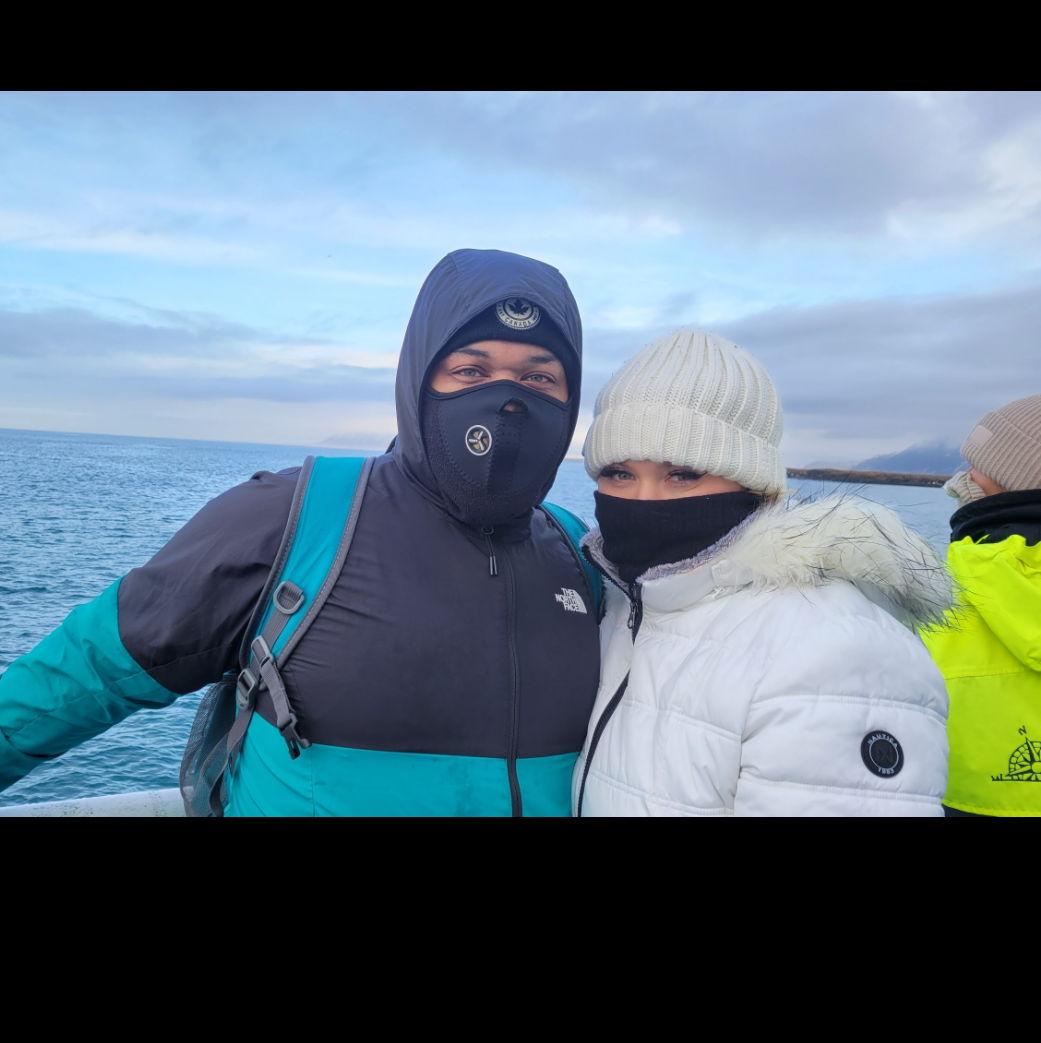 Freezing in Iceland lol