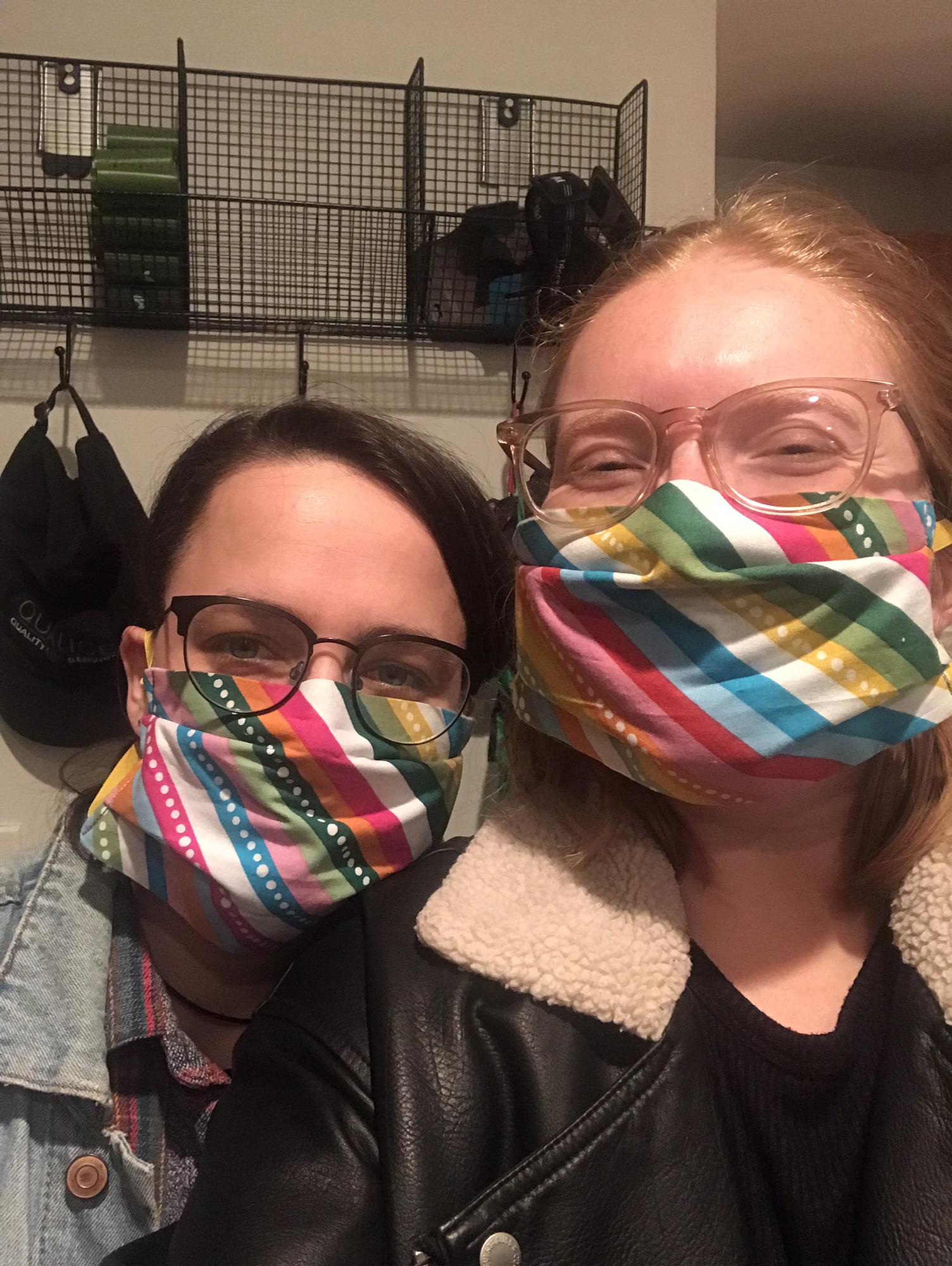 Back when masks were a novelty and it felt silly to wear them!