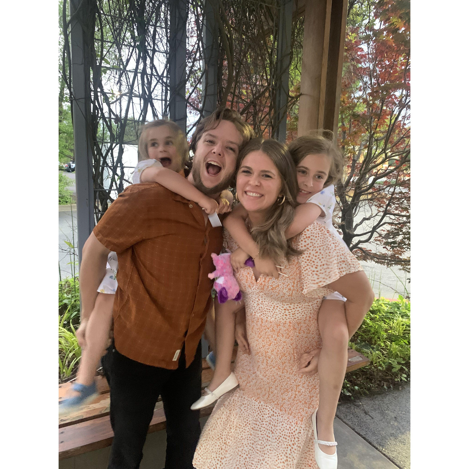 our #1 fans, and flower girlies