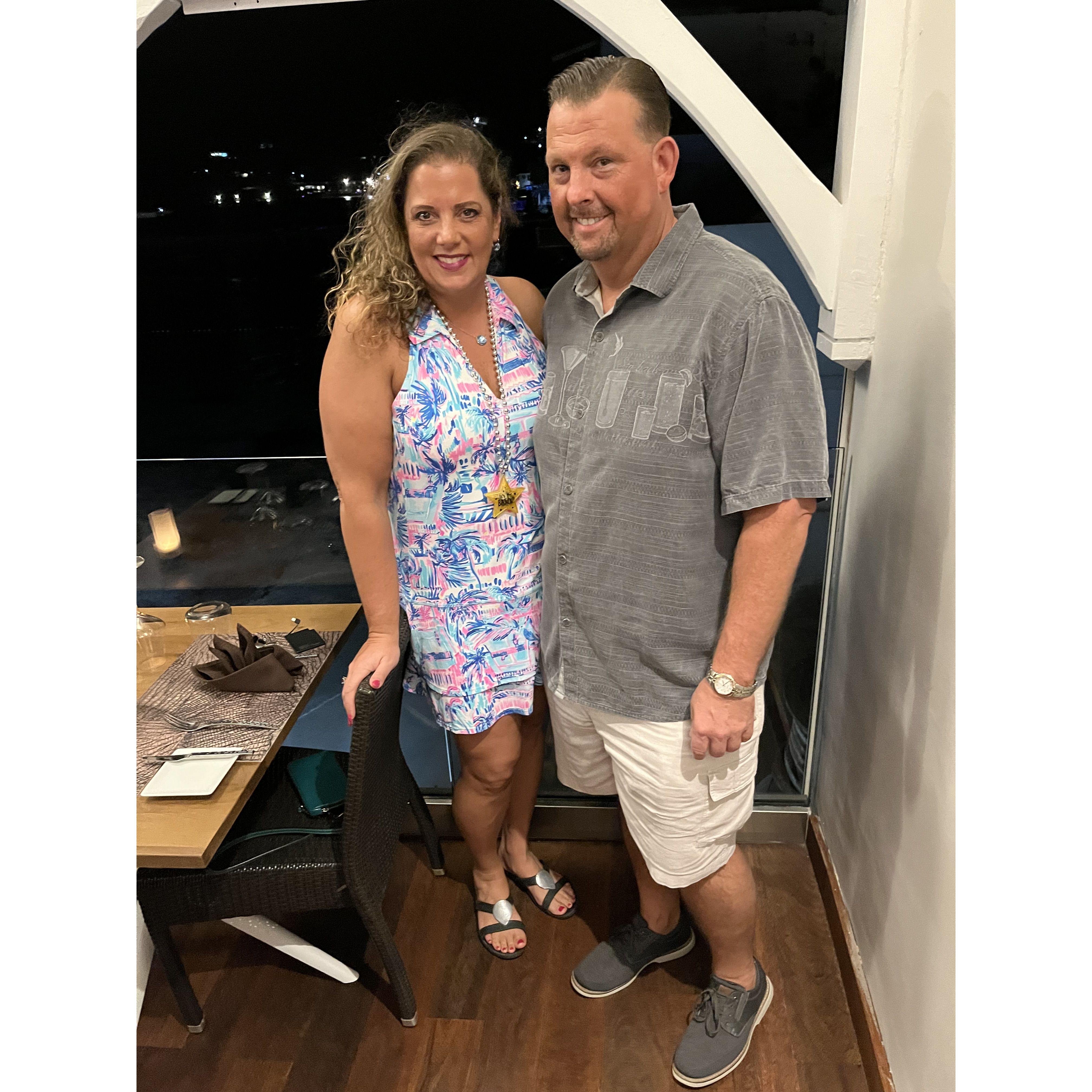 Best birthday dinner at Ocean's 82 St. Martin, 2022