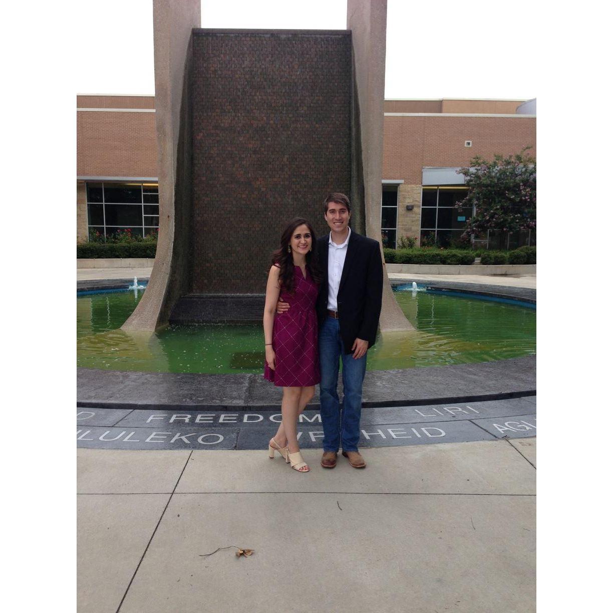 This was the night Jared proposed. Before the activities began.