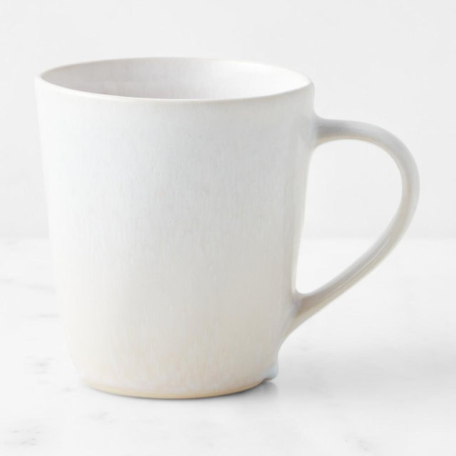 Cyprus Reactive Glaze Mugs, Set of 8, White