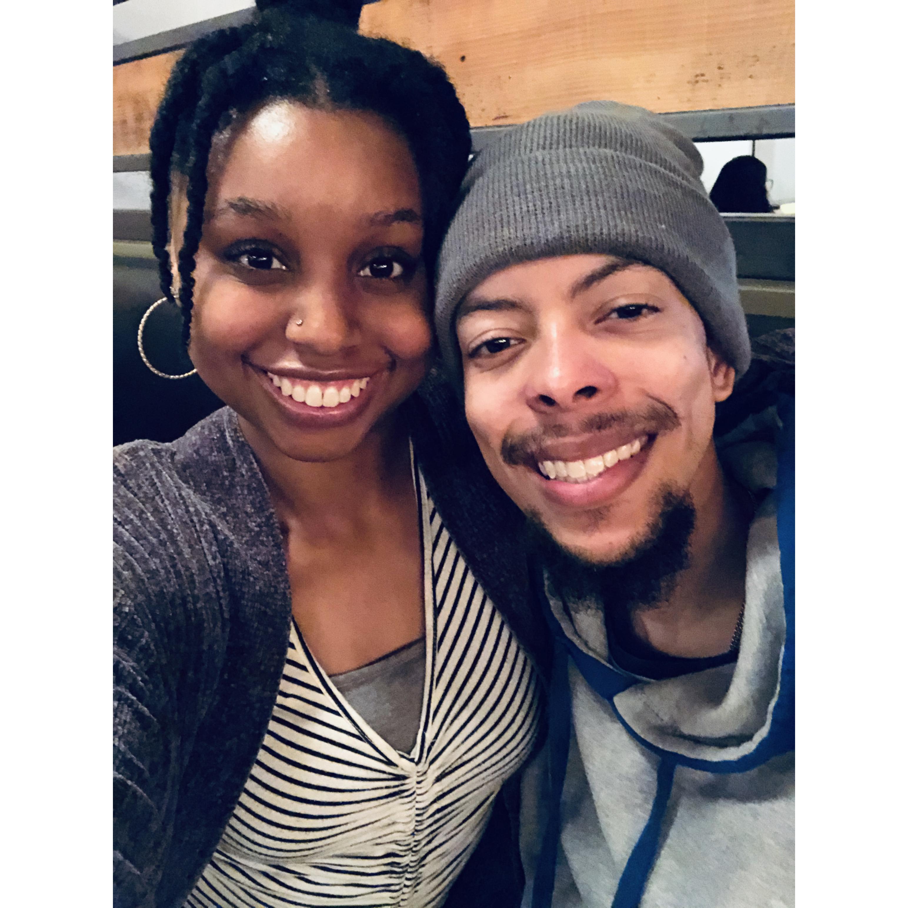 1st Valentines Day as Fiances! - Dallas Grill Cheese Company