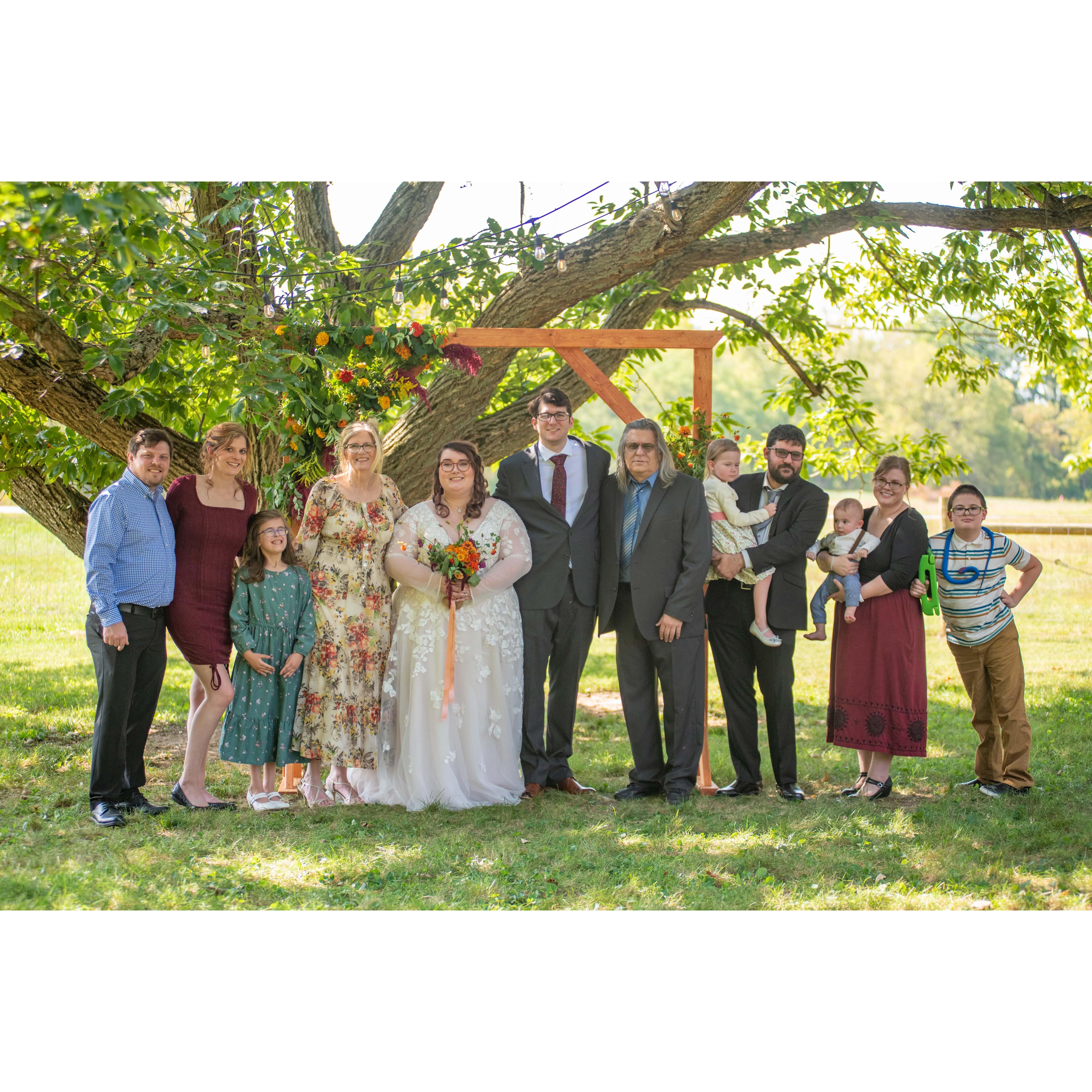 The groom's family!