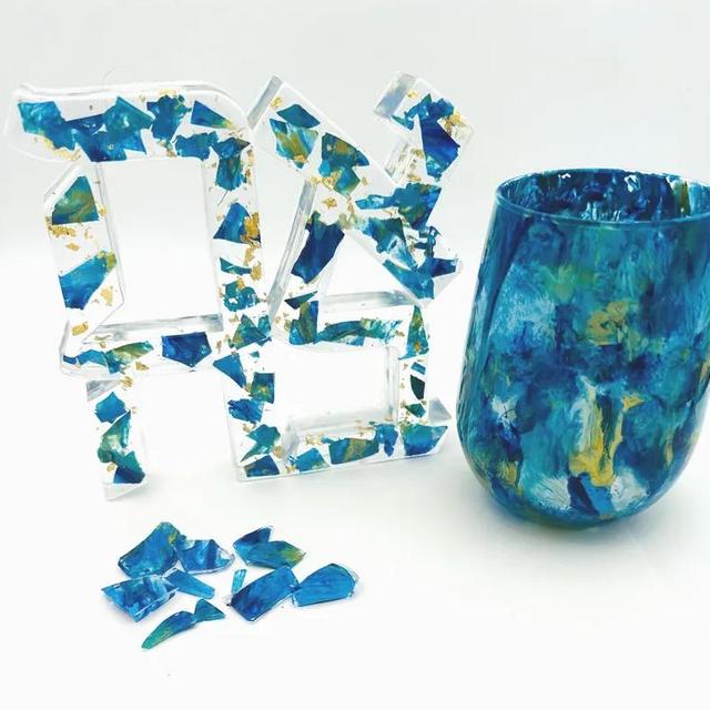Broken Wedding Glass Ahava Sculpture