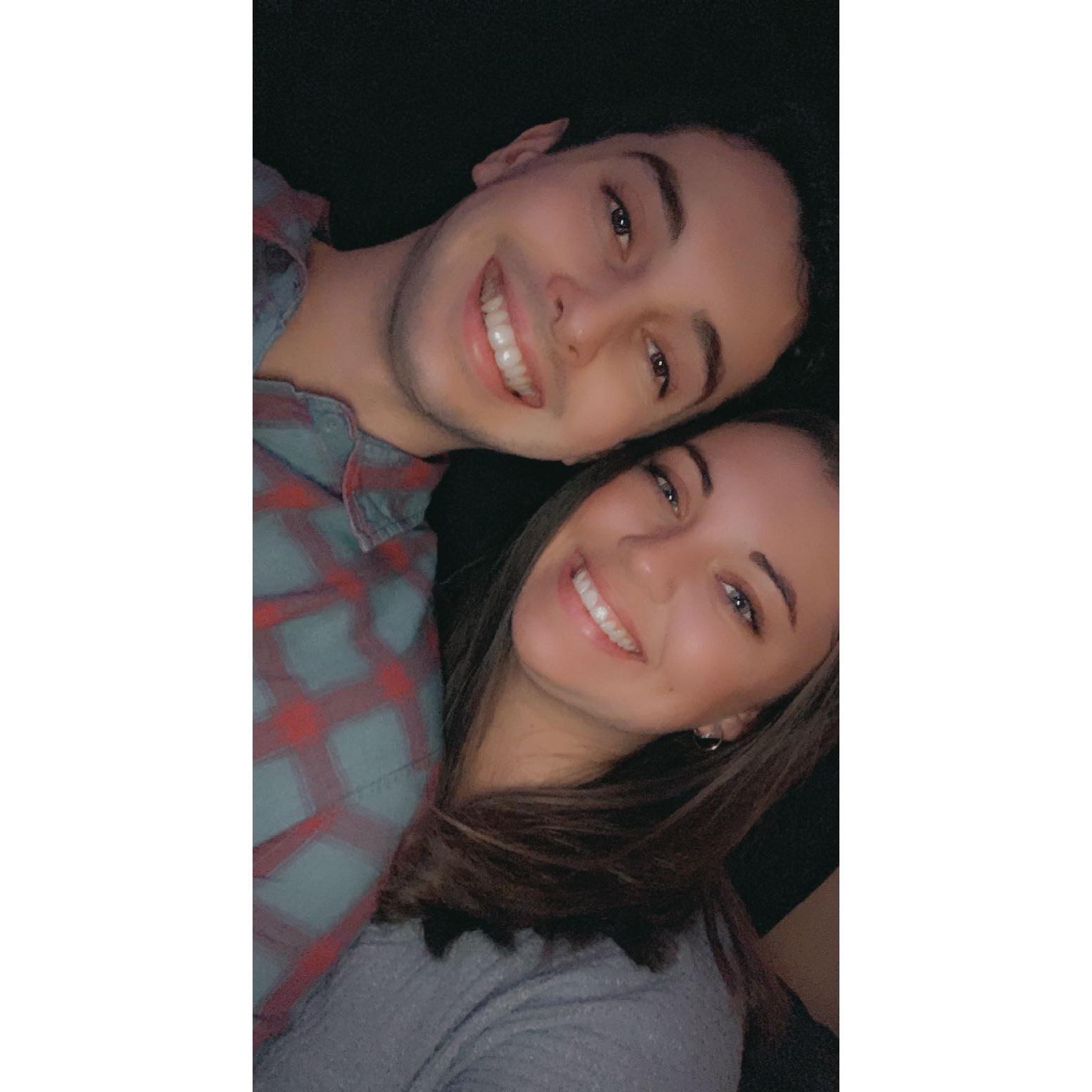 Our first pic together circa Jan 2021! 💗