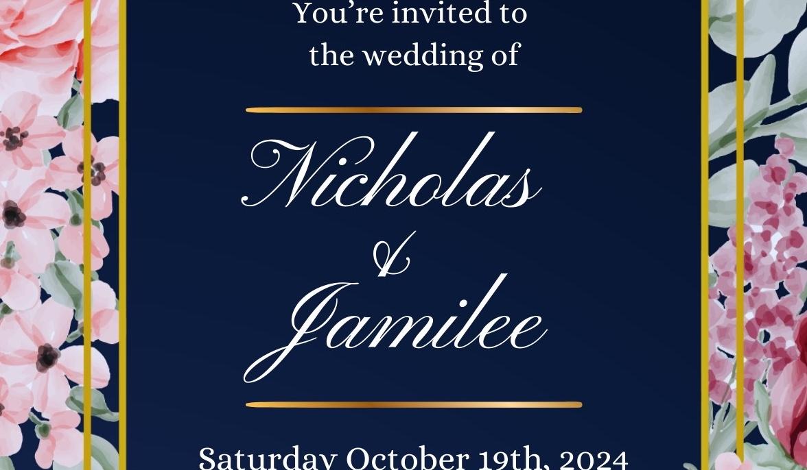 The Wedding Website of Jamilee Barron and Nicholas Millikan
