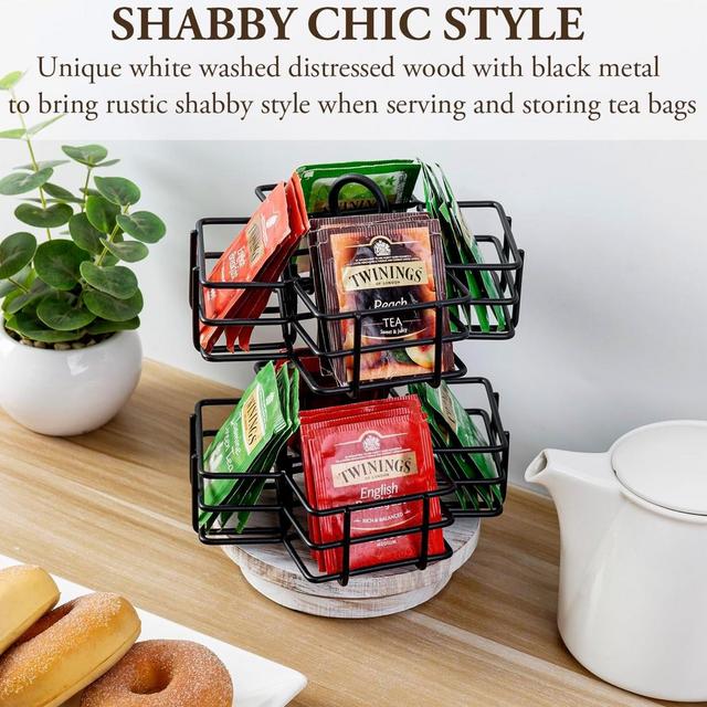 Tea Bag Organizer Carousel