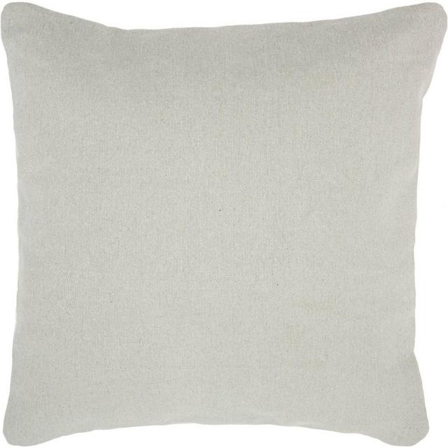 Life Styles Stonewash Solid Oversize Square Throw Pillow Sand - Nourison