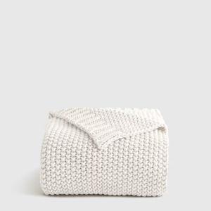 Ivory Cotton Fisherman Throw