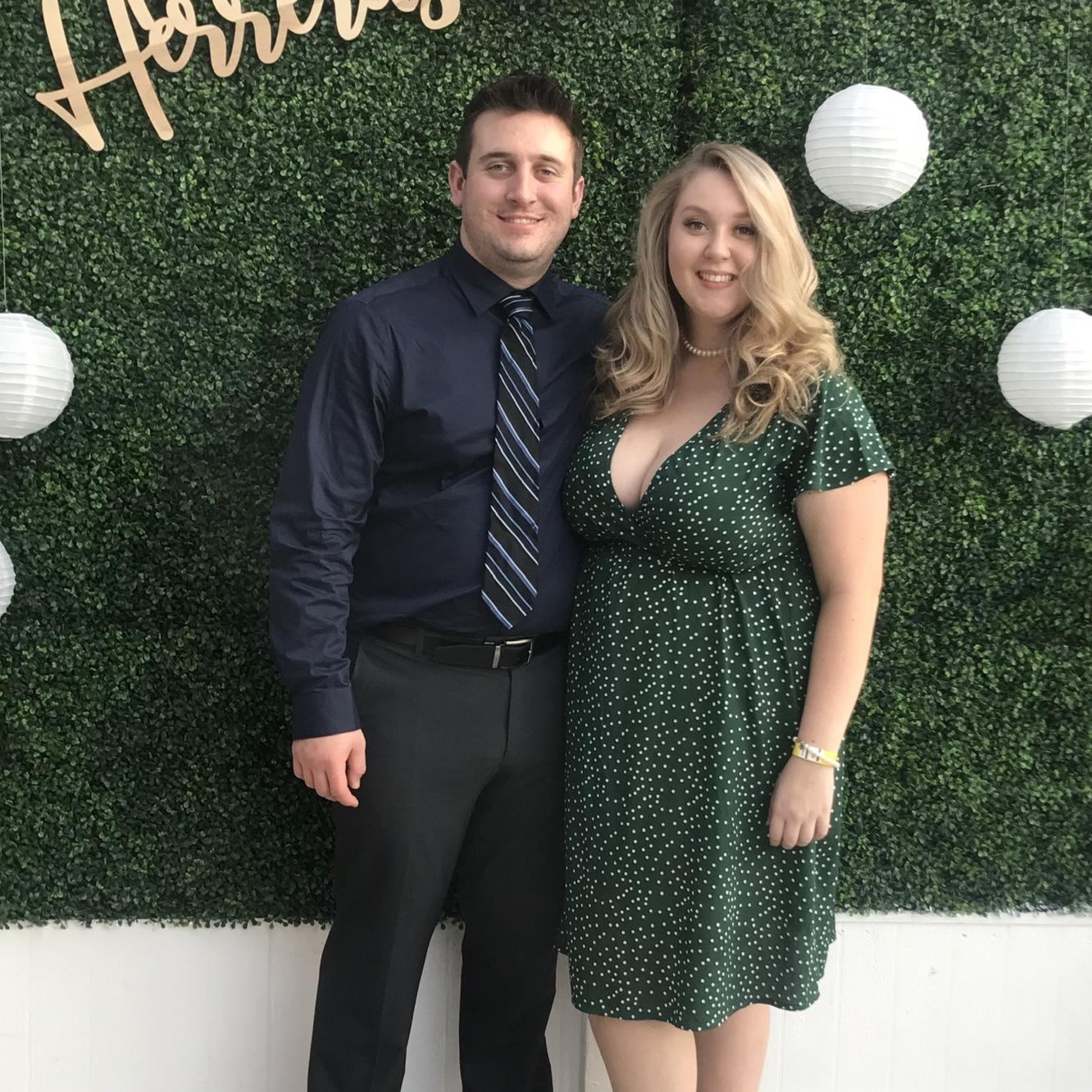 Brad & Amber Dawn at Sam & Austin's wedding, 2020