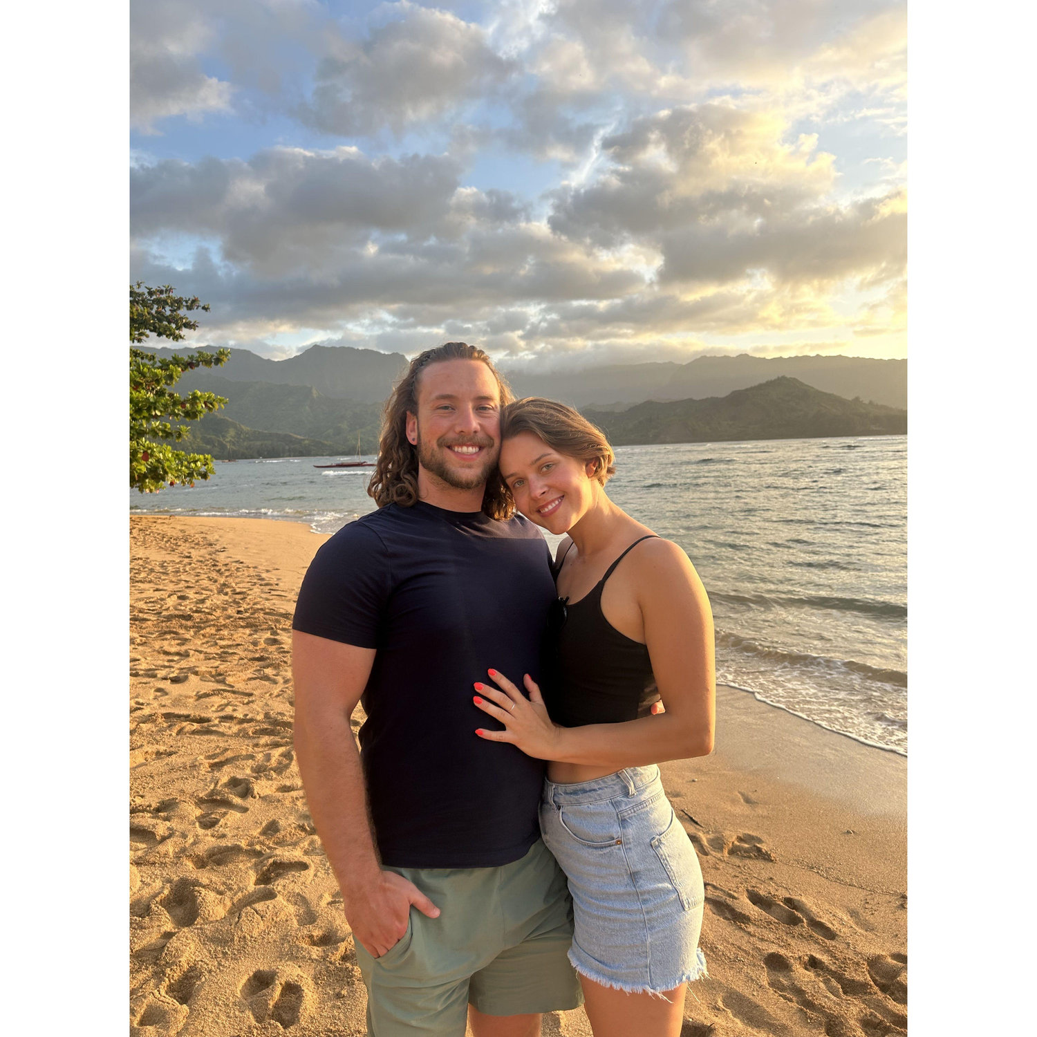 On the shores of Kauai!
