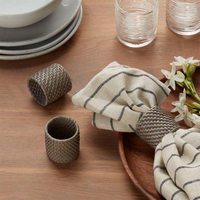 Artesia Grey Napkin Ring