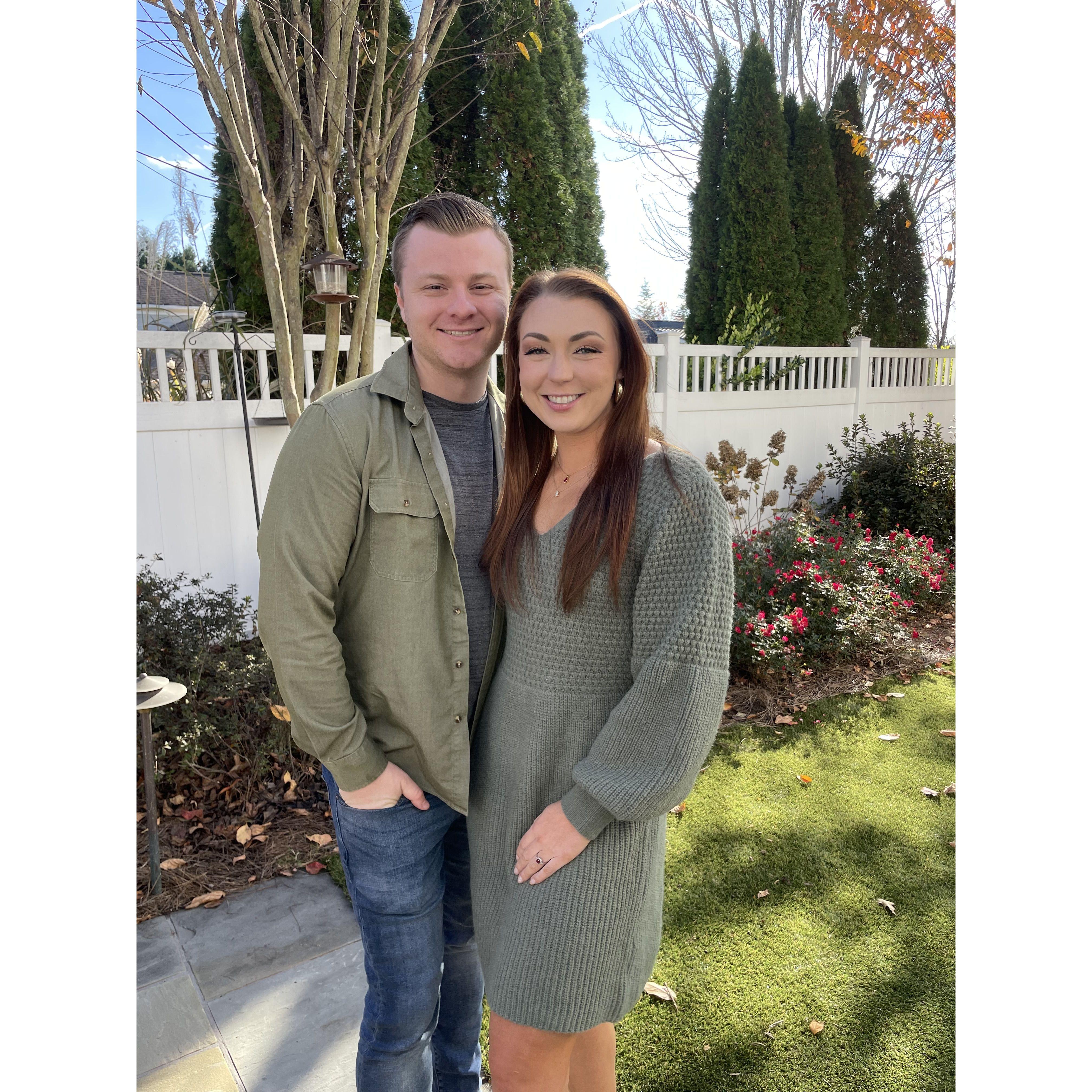 Our first Thanksgiving together