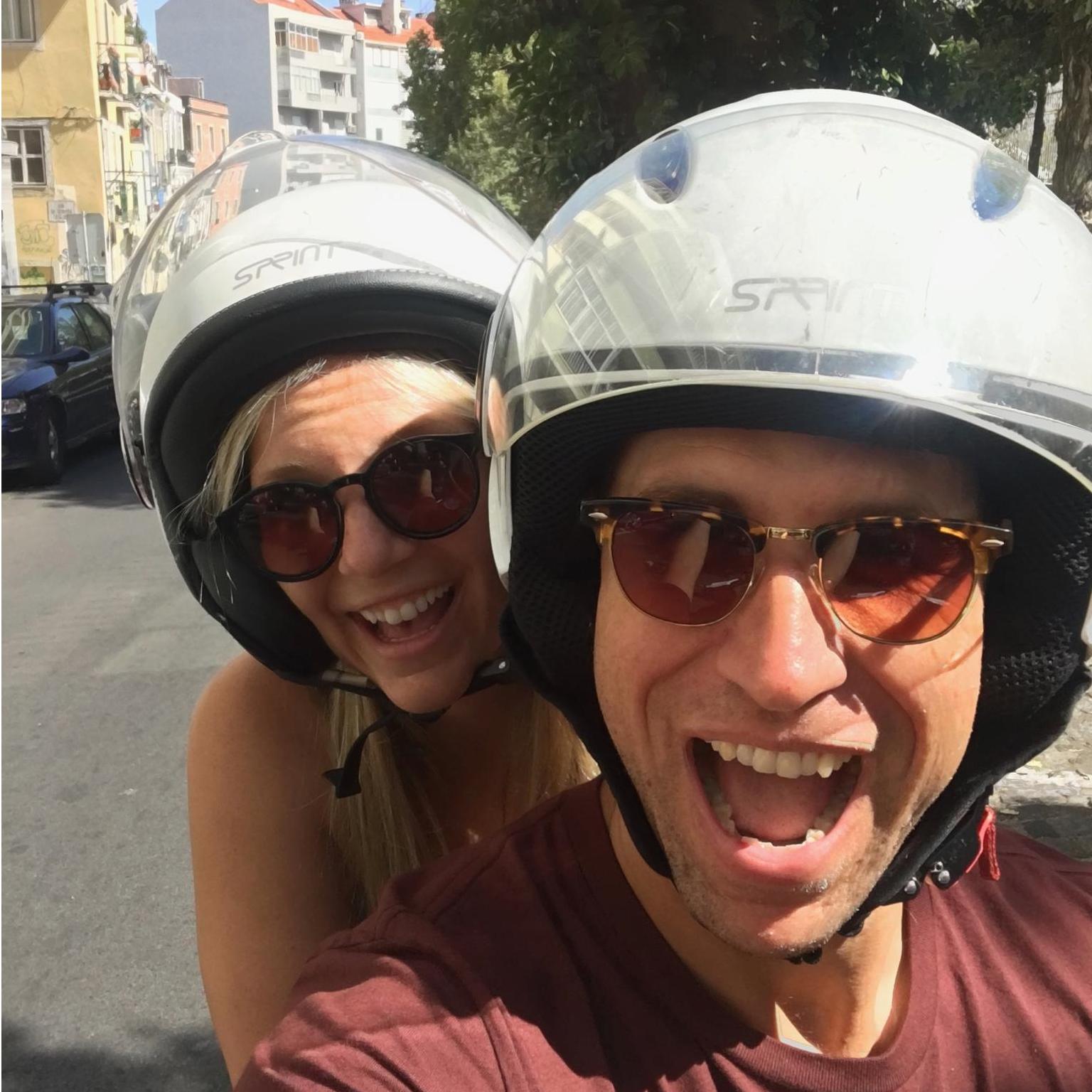 Scooting around Lisbon!