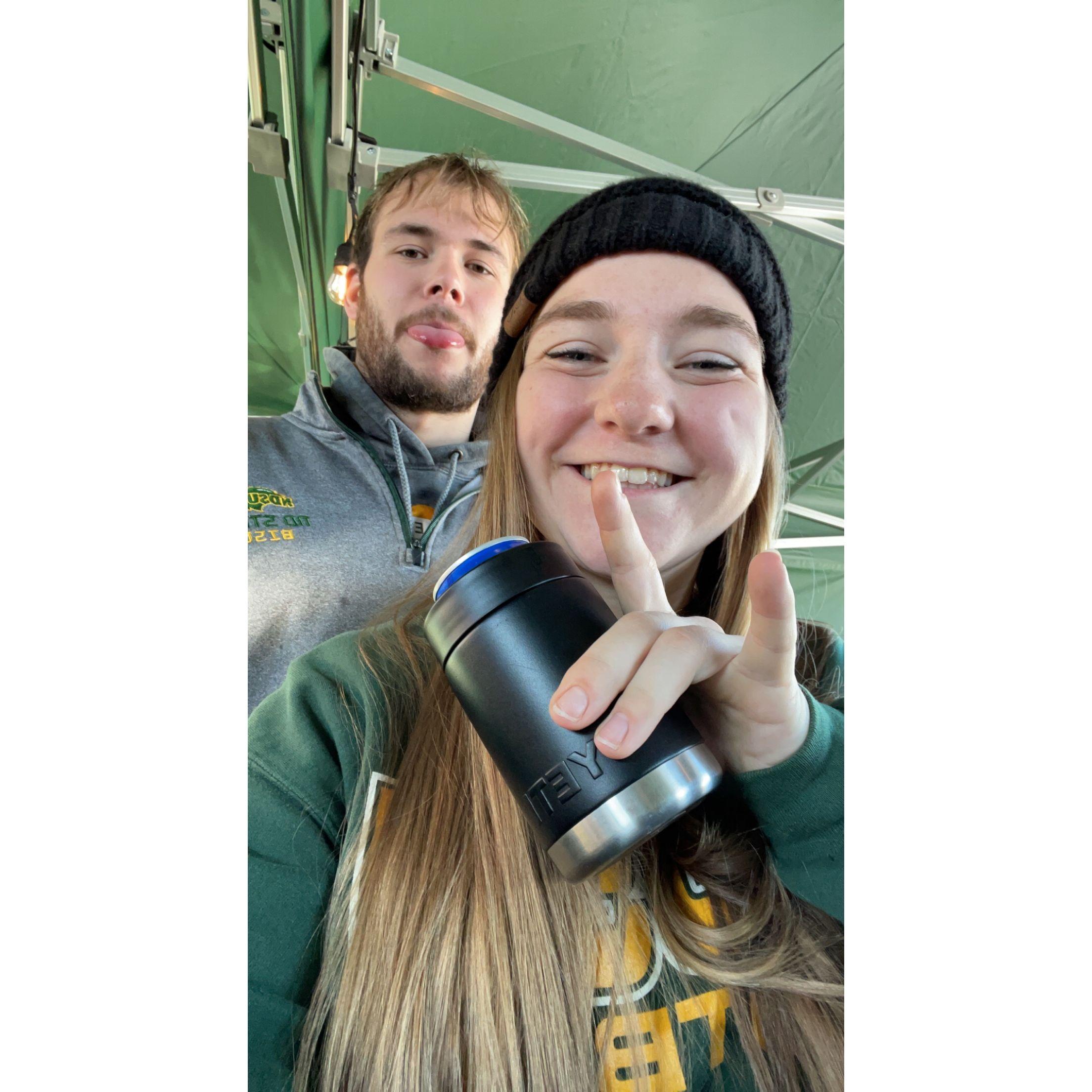 Bison Tailgating