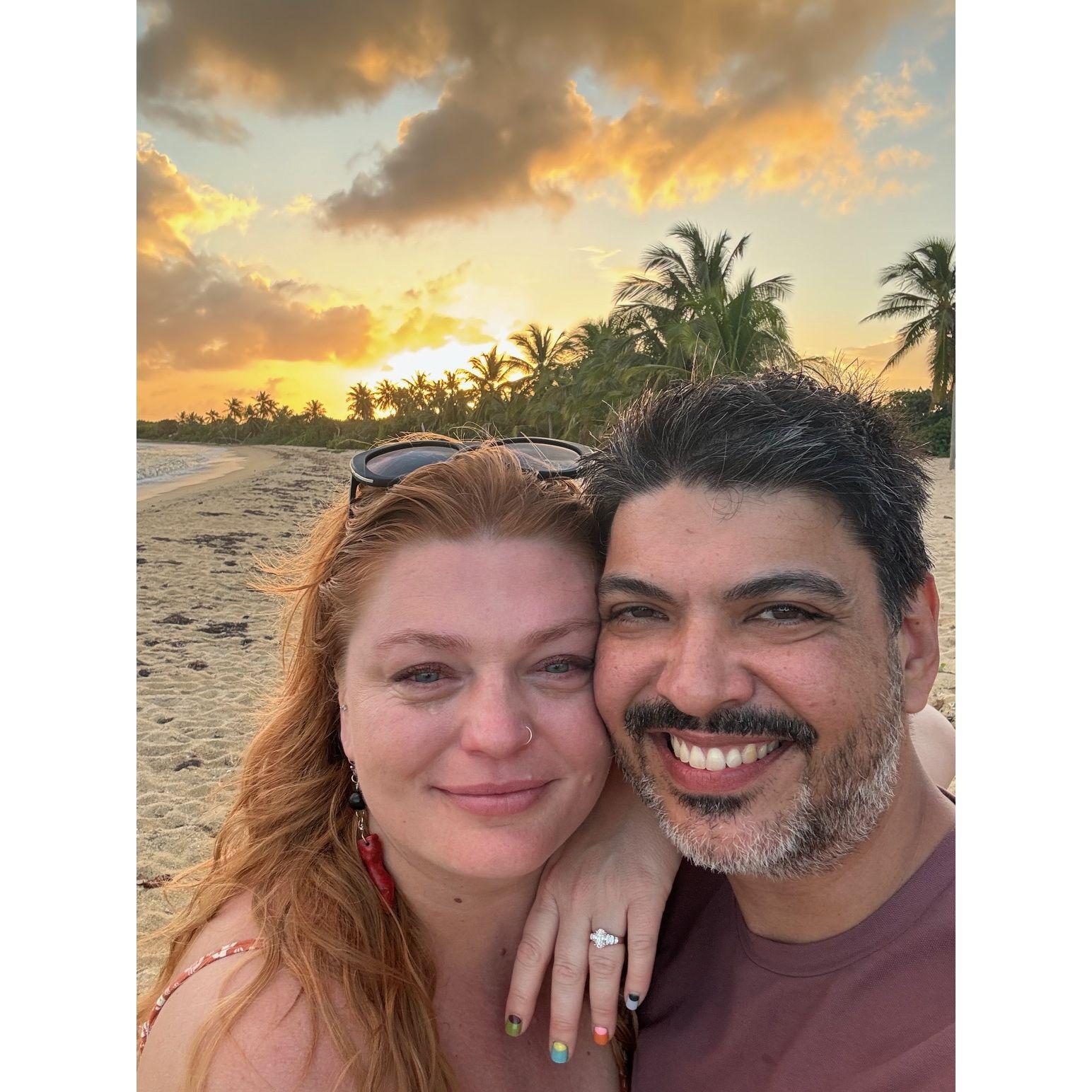 Engagement in Vieques, PR.