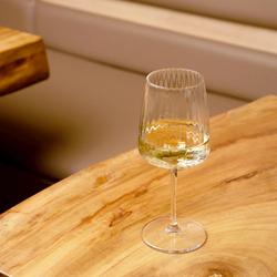 Luigi Bormioli Optica Chardonnay Wine Glass, Set of 4