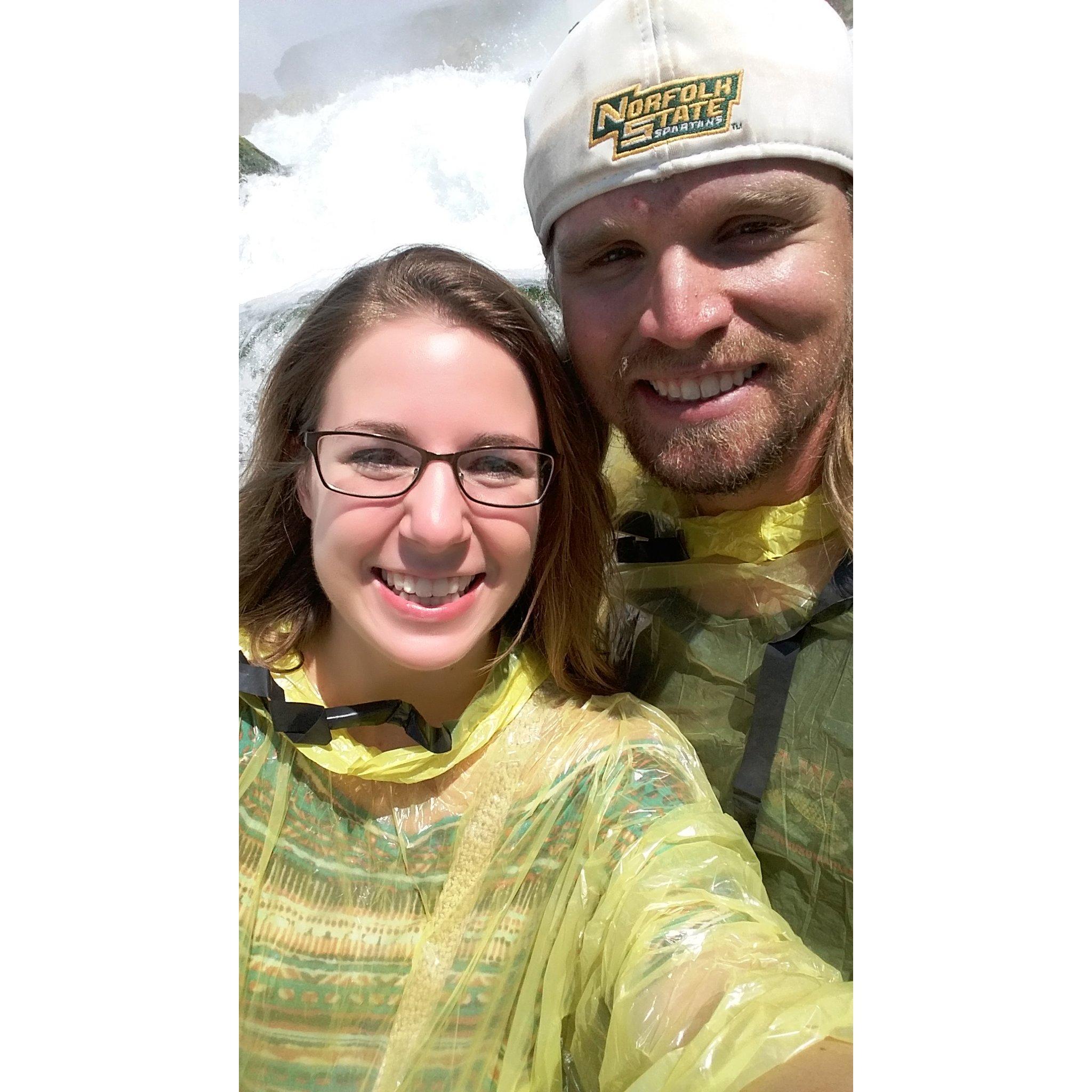 6/21/16 -Our first date together, he asked me to go to Niagara Falls with him.