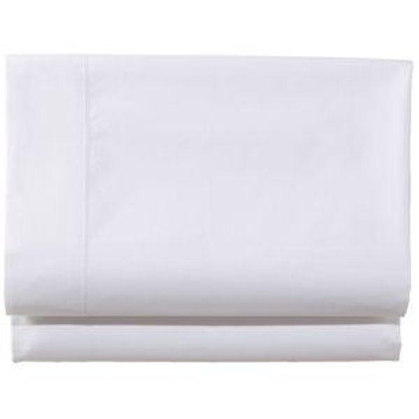 Pima Cotton Percale Sheet, King, White, Fitted Sheet